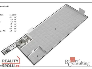 Pronájem výrobních prostor, Blešno, 700 m2