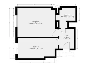 Pronájem bytu 1+1, Praha - Nusle, Pod lázní, 40 m2