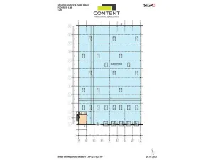 Pronájem skladu, Hostivice, Průmyslová, 2779 m2