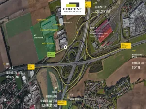 Pronájem výrobních prostor, Chrášťany, Plzeňská, 8794 m2