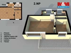 Prodej rodinného domu, Zlín, Pasecký žleb, 91 m2