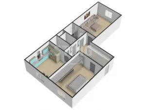 Pronájem bytu 2+1, Přerov, Purkyňova, 58 m2