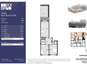 Prodej bytu 3+kk, Brno, Jihlavská, 87 m2