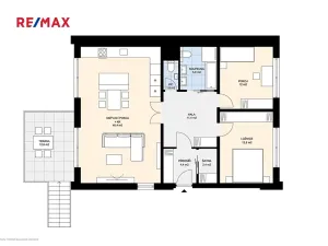 Pronájem bytu 3+kk, Praha - Kunratice, Děbolínská, 92 m2