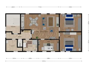Pronájem bytu 4+kk, Mladá Boleslav - Mladá Boleslav I, Vodkova, 97 m2