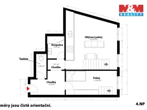 Prodej bytu 4+kk, Klatovy - Klatovy III, Husovo náměstí, 78 m2