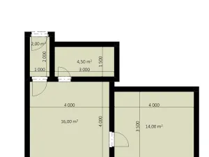 Pronájem bytu 2+kk, Holovousy, 40 m2