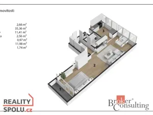 Pronájem bytu 2+kk, Mladá Boleslav - Mladá Boleslav II, Pezinská, 68 m2
