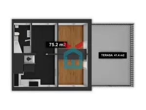 Prodej bytu 3+kk, Praha - Lochkov, K Lahovské, 75 m2