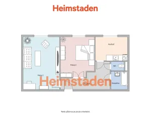 Pronájem bytu 2+1, Orlová - Lutyně, Ke Studánce, 51 m2