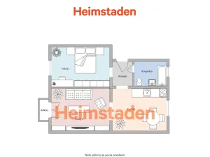 Pronájem bytu 2+1, Ostrava - Poruba, Skautská, 49 m2