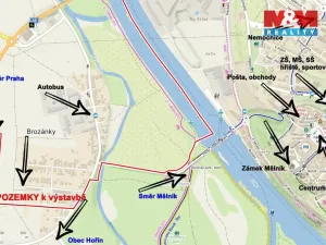 Prodej pozemku pro bydlení, Hořín - Brozánky, 992 m2