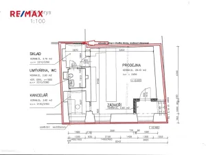 Prodej obchodního prostoru, Jeseník, Poštovní, 41 m2