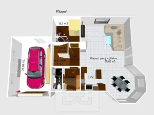 Pronájem rodinného domu, Uhřice, 123 m2