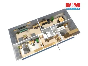 Prodej bytu 3+1, Příbram - Příbram III, Dlouhá, 69 m2