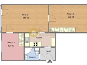 Pronájem bytu 3+kk, Strakonice - Strakonice I, Sokolovská, 55 m2