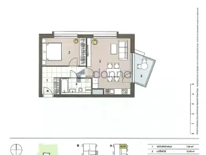 Pronájem bytu 2+kk, Praha, Univerzitní, 51 m2