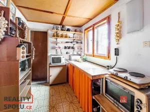 Prodej chaty, Týn nad Vltavou - Hněvkovice na levém břehu Vltavy, 80 m2