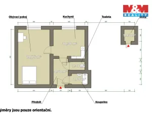 Pronájem bytu 1+1, Plzeň, Manětínská, 39 m2