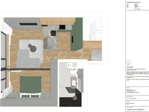 Prodej bytu 2+kk, Praha - Karlín, Křižíkova, 54 m2