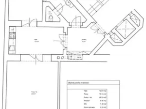 Pronájem bytu 2+1, Praha - Staré Město, Martinská, 76 m2