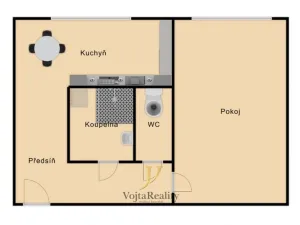Prodej bytu 1+1, Přerov, Trávník, 40 m2