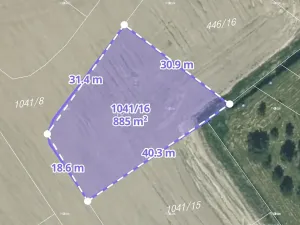 Prodej pozemku pro bydlení, Mokrouše, 885 m2