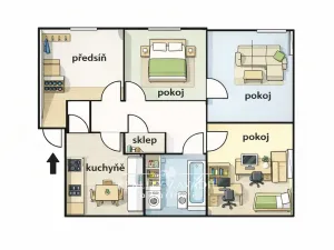 Prodej rodinného domu, Stříbrná Skalice - Hradové Střimelice, 58 m2