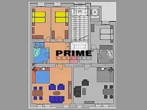 Pronájem bytu 3+kk, Praha - Vinohrady, Moravská, 95 m2