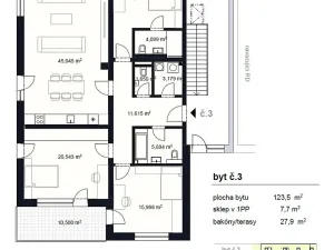 Prodej bytu 4+kk, Šlapanice, 151 m2