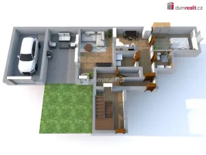 Pronájem bytu 2+kk, Neratovice - Lobkovice, Růžová, 55 m2