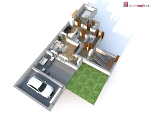 Pronájem bytu 2+kk, Neratovice - Lobkovice, Růžová, 55 m2