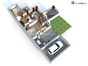 Pronájem bytu 2+kk, Neratovice - Lobkovice, Růžová, 55 m2