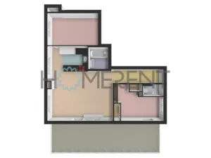 Pronájem bytu 3+kk, Praha - Hlubočepy, Geologická, 68 m2