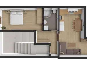 Pronájem bytu 2+kk, České Budějovice - České Budějovice 3, B. Smetany, 47 m2