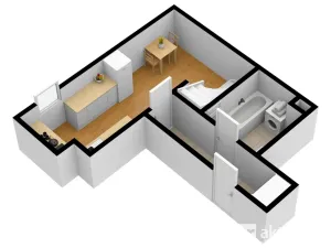 Pronájem bytu 2+kk, Praha - Strašnice, Královická, 54 m2