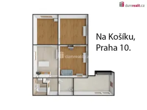 Pronájem rodinného domu, Praha - Hostivař, Na Košíku, 75 m2