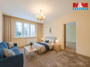 Pronájem bytu 1+1, Chomutov, Borová, 35 m2