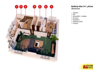 Prodej rodinného domu, Zborovice, 120 m2