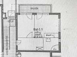 Pronájem bytu 2+kk, Říčany, Na Fialce, 45 m2