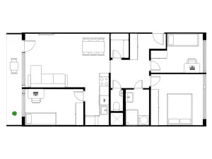 Prodej bytu 4+kk, Praha - Strašnice, Na vrších, 71 m2