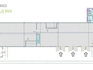 Pronájem výrobních prostor, Lážovice, 1100 m2
