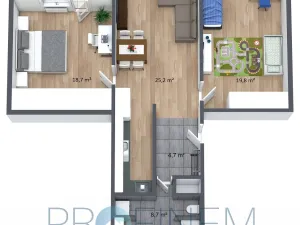 Pronájem bytu 3+1, Ústí nad Orlicí, Jilemnického, 77 m2