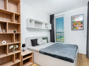 Pronájem bytu 1+kk, Praha - Vysočany, Odkolkova, 42 m2