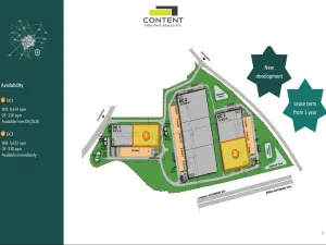 Pronájem skladu, Ostředek, 20570 m2