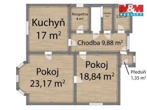 Prodej rodinného domu, Dobřany - Vodní Újezd, 188 m2