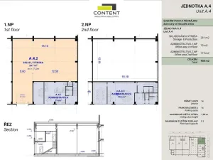 Pronájem výrobních prostor, Praha - Malešice, Tiskařská, 458 m2