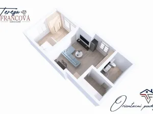 Pronájem bytu 2+kk, Určice, 43 m2