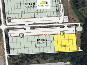 Pronájem skladu, Pohořelice, Průmyslová, 7346 m2