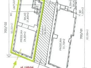 Pronájem obchodního prostoru, Brno, Lidická, 52 m2